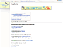 Tablet Screenshot of meinungsklima.de